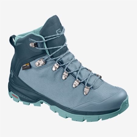 Salomon OUTback 500 GTX W Womens Hiking Boots Turquoise UK RXTF
